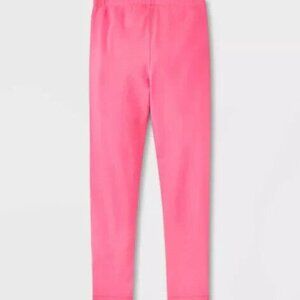 Cat & Jack Leggings Hot Pink XS(4/5) 2 Pack Twins NWT